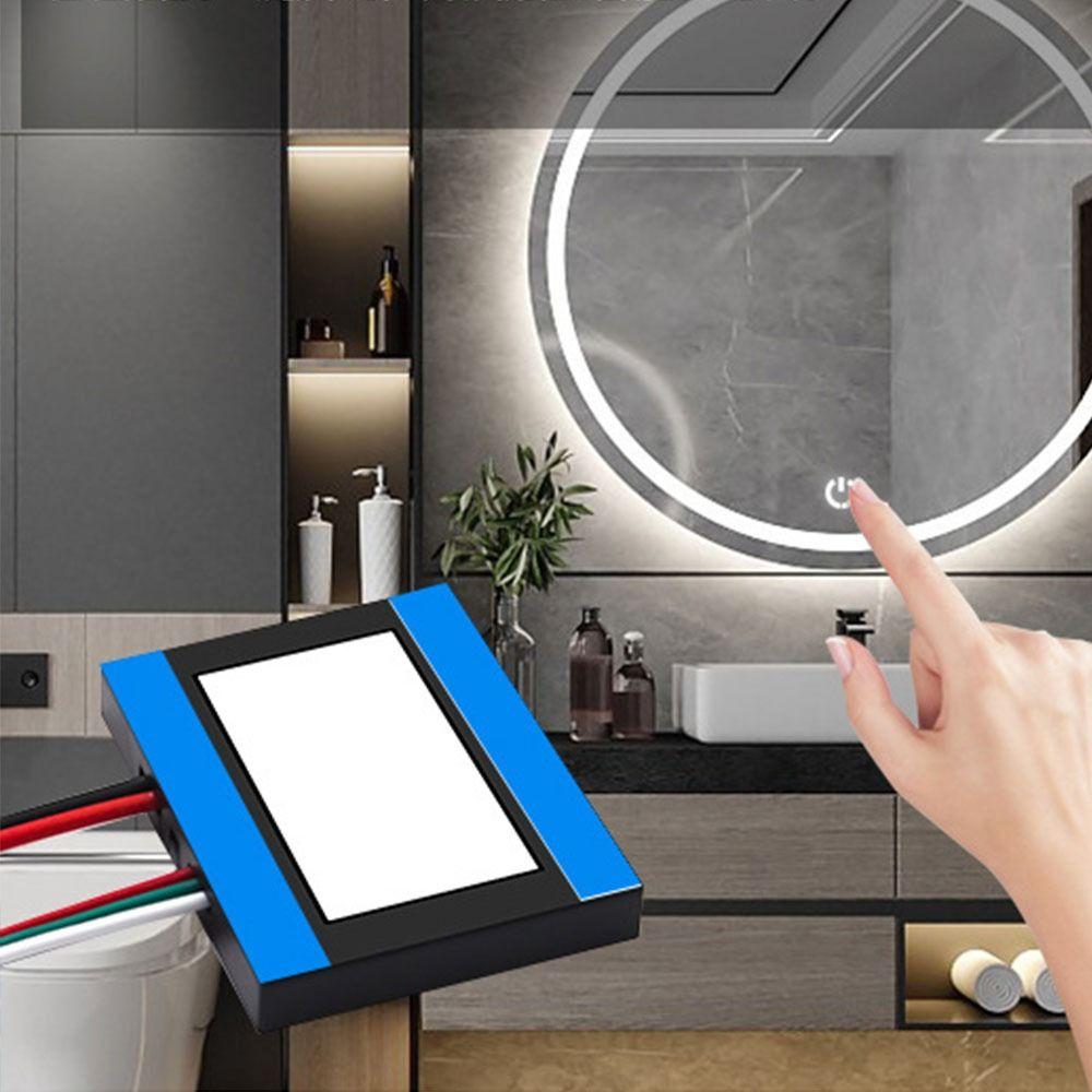 Сенсорный выключатель с датчиком прикосновения Выключатель зеркала в ванной Индуктивный выключатель с затемнением Сенсорный выключатель Главная